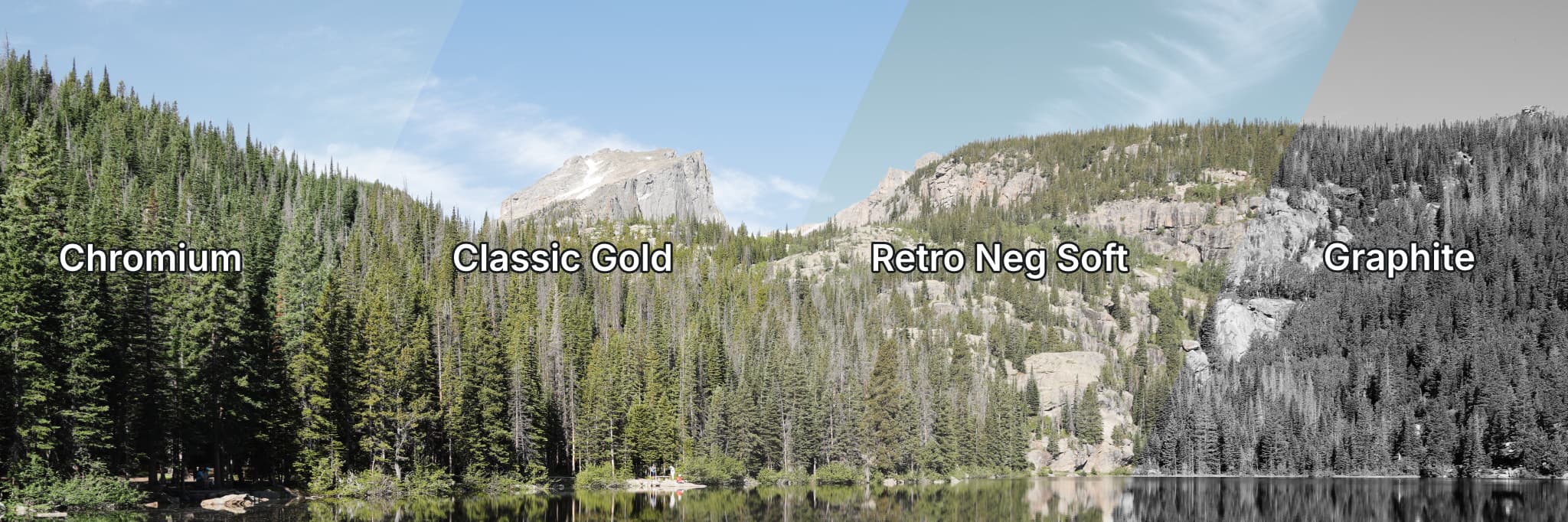 Scenic landscape showcasing picture style capabilities