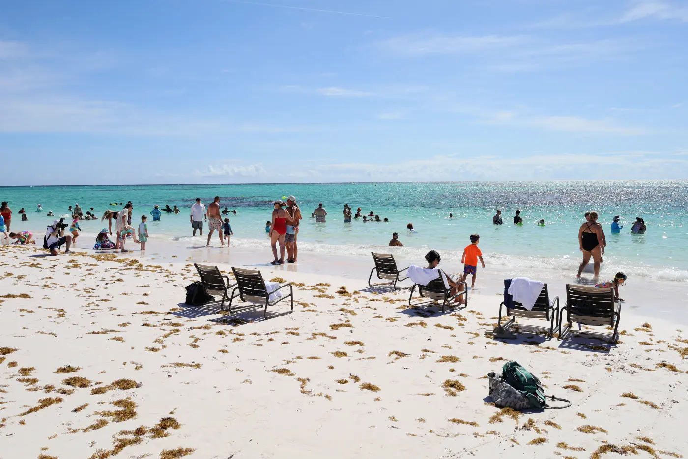 Beach and chairs