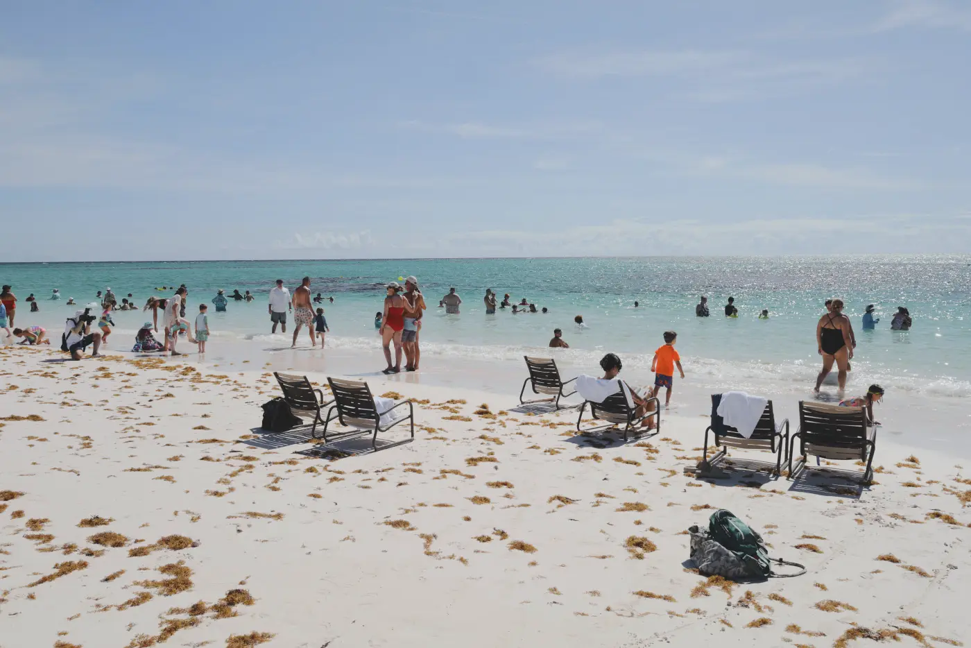 Beach and chairs