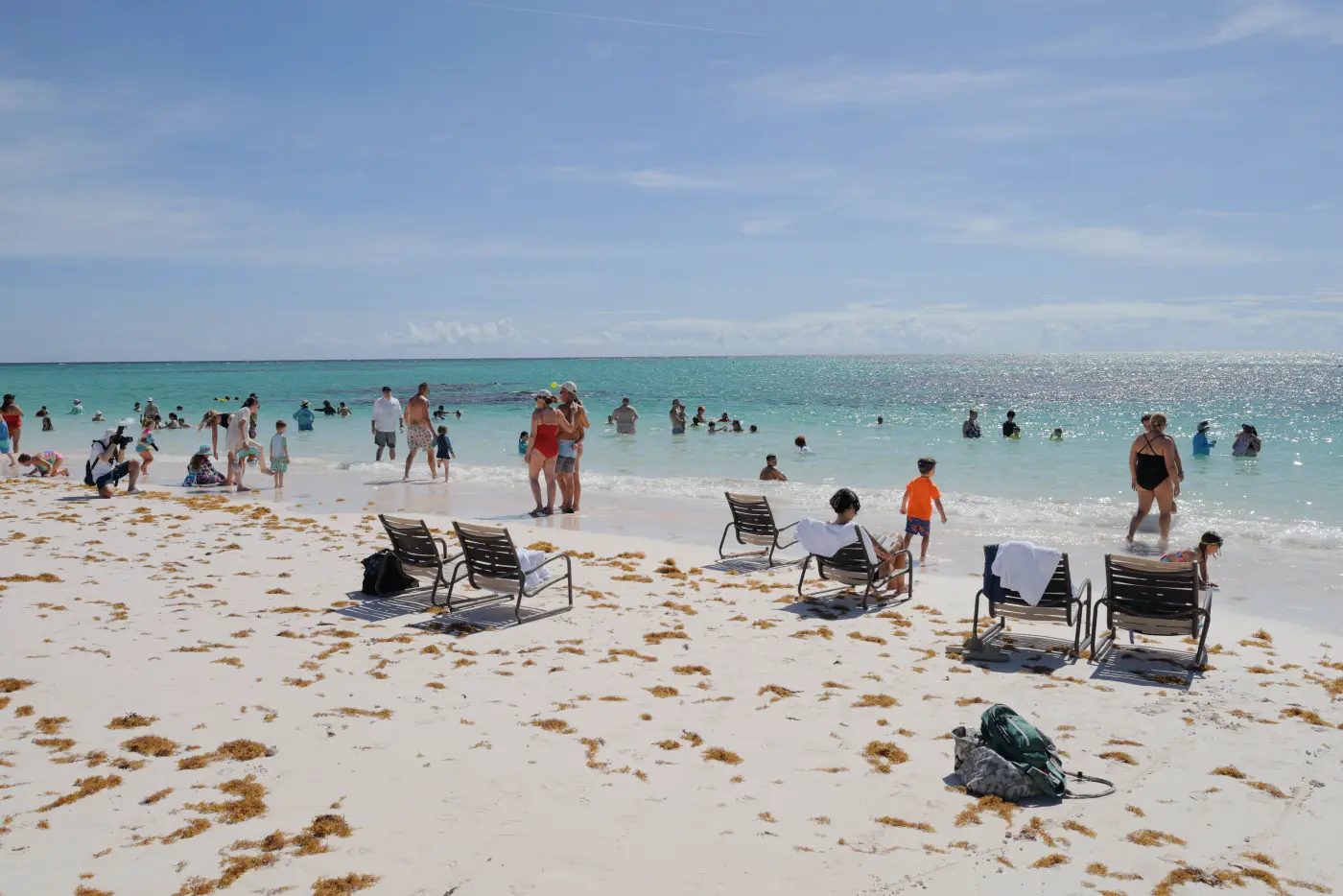 Beach and chairs