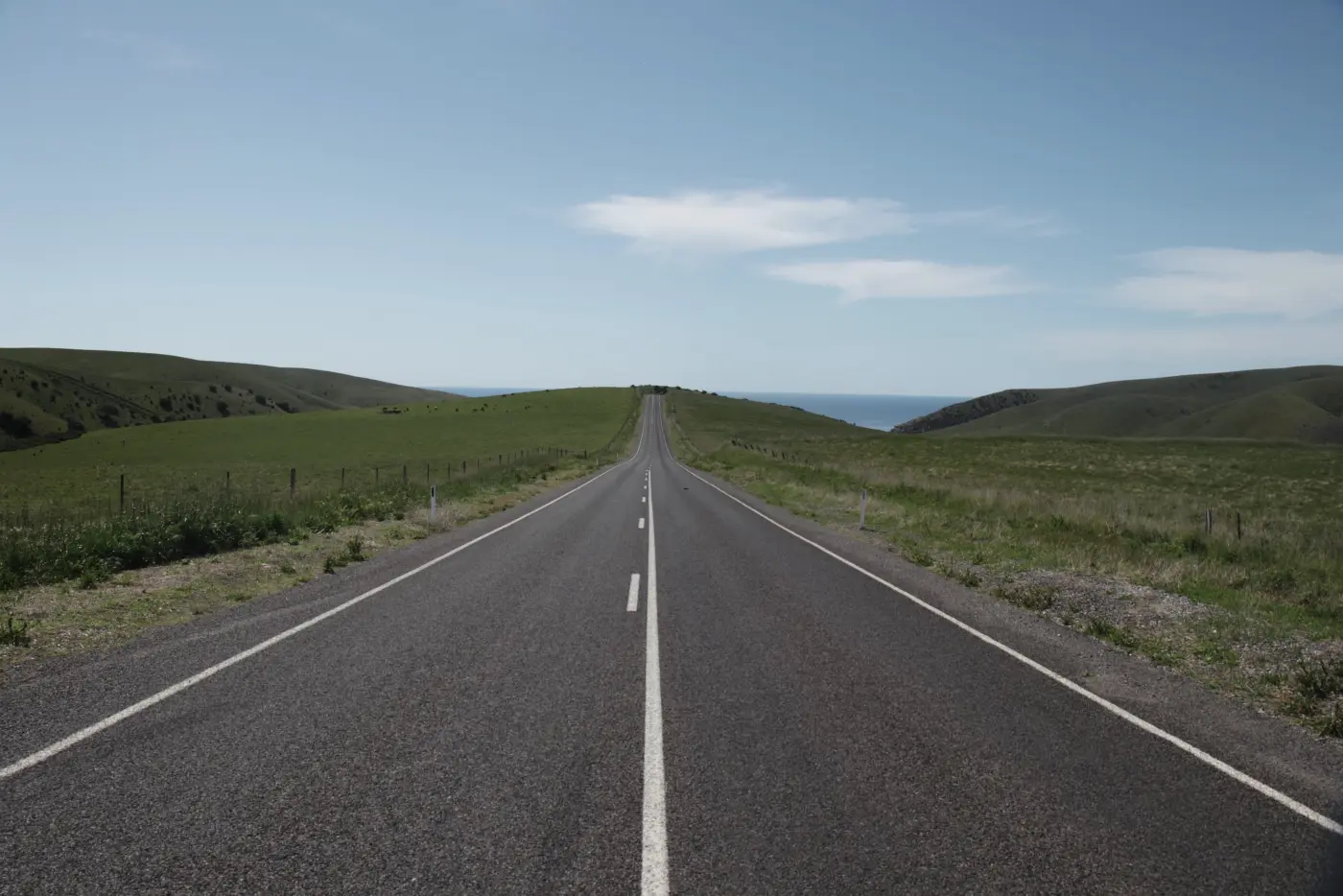 Road and sky