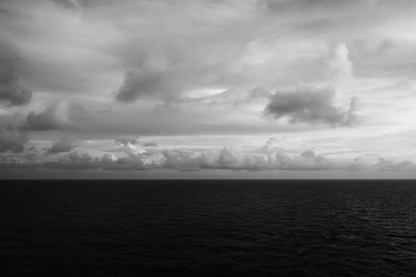 Dusk ocean + sky