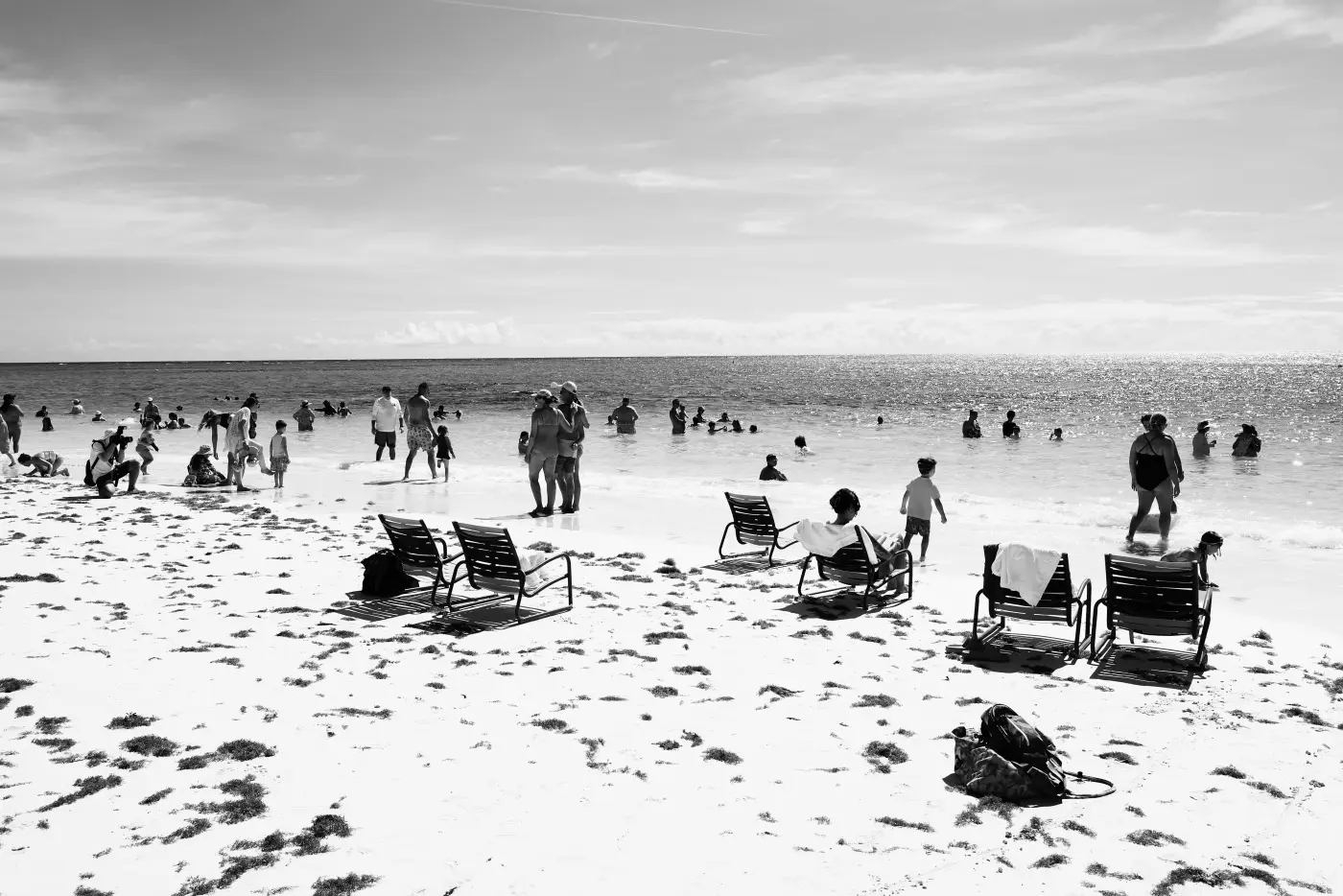 Beach and chairs