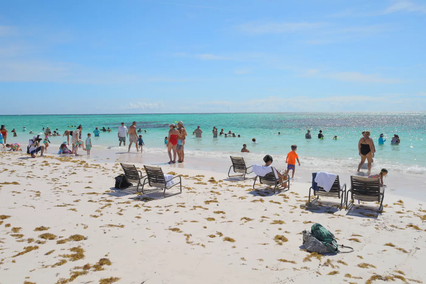 Beach and chairs